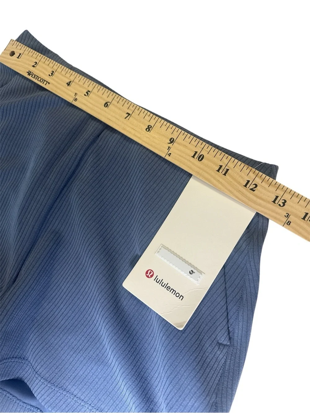 NWT lululemon Ribbed Softstreme High-Rise Short 2” | Size 4 | Oasis Blue 💙